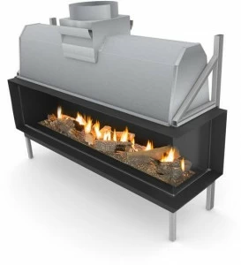 Planika Угловой газовый камин Sinatra 2400