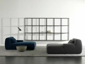 Meridiani Книжный шкаф с открытой стенкой из металла Hardy