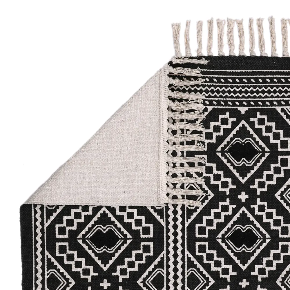 Коврик грязезащитный KREAFORTA Cauvery 60x120 см хлопок цвет белый STLM-2138747 - Вид №4