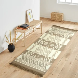 CTIM Килим: Бежевый акриловый коврик с геометрическим узором 60x90 см 83518791