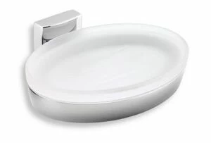 Мыльница стеклянная Novaservis Metalia 12 0236.0 хром