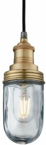 Industville Подвесной светильник для улицы из латуни и стекла Brooklyn Br-ip65-p
