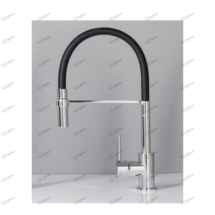 Смеситель для кухни Aquanet FF6215 черный 00189336