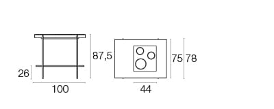 Наружная кухня из алюминия и керамогранита emu Emily ARCH-00064593 - Вид №16