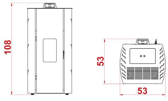 PALAZZETTI Пеллетная печь из стали класса а + sun-id-1352015 - Вид №3