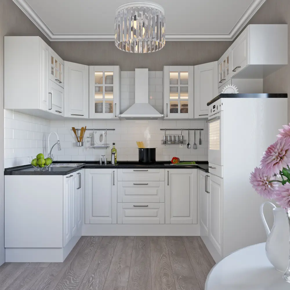 Дверь для шкафа Delinia «Леда белая» 80x27 см, МДФ, цвет белый, 3 шт STLM-2116246 - Вид №2