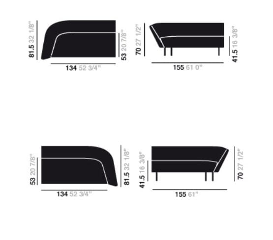 Модульный диван Arper ARCH-00056275 - Вид №13
