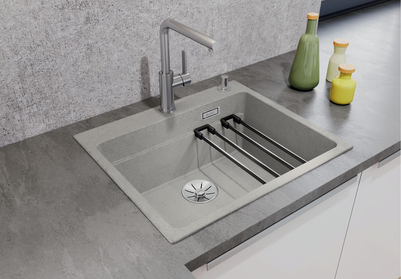 524539 Кухонная мойка Blanco Etagon 6 антрацит  Blanco Etagon Антрацит