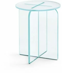 Tonelli Design Стеклянный табурет / журнальный столик Opalina