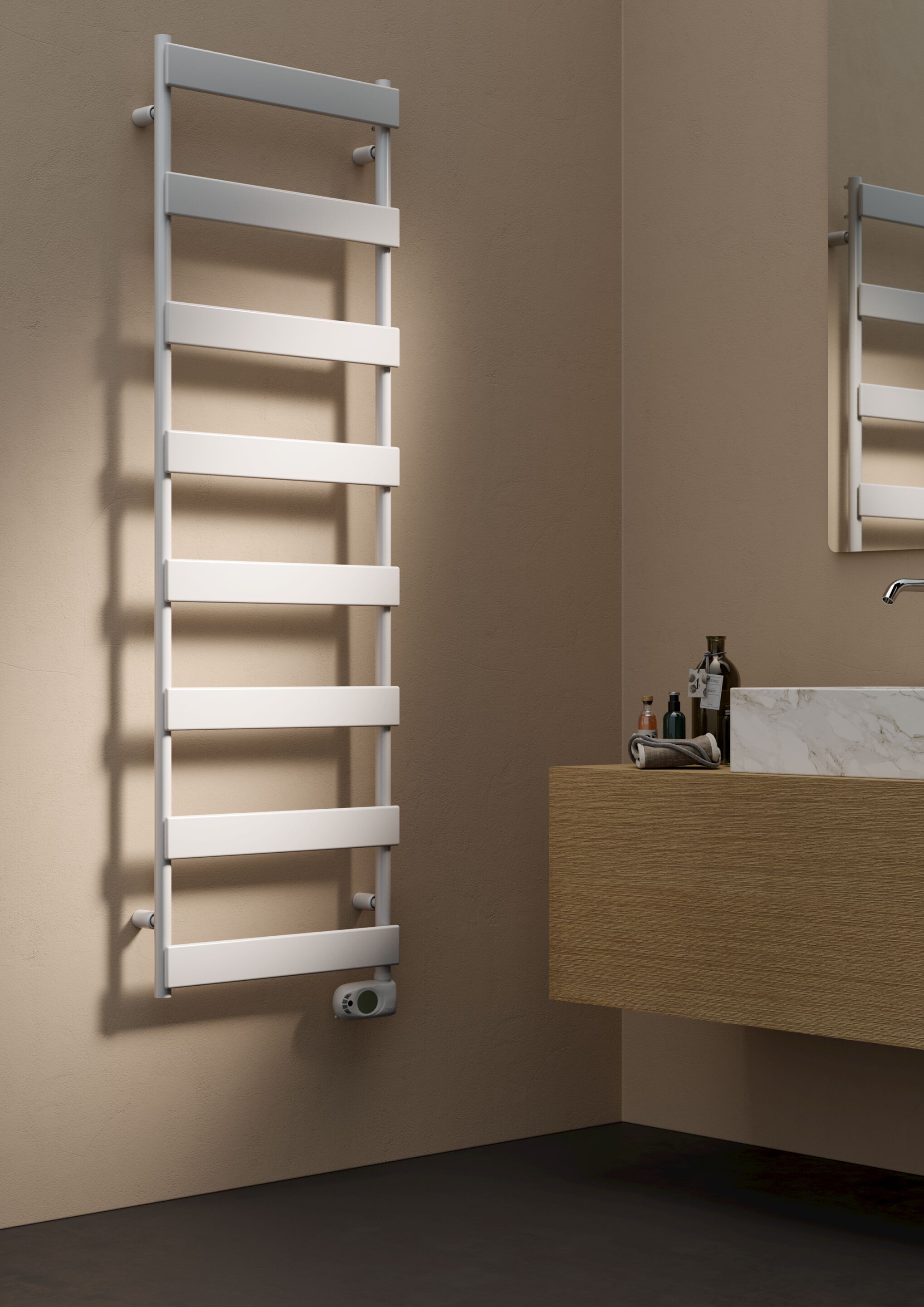 Настенный полотенцесушитель из углеродистой стали Tubes основы ARCH-00147307 - Вид №3