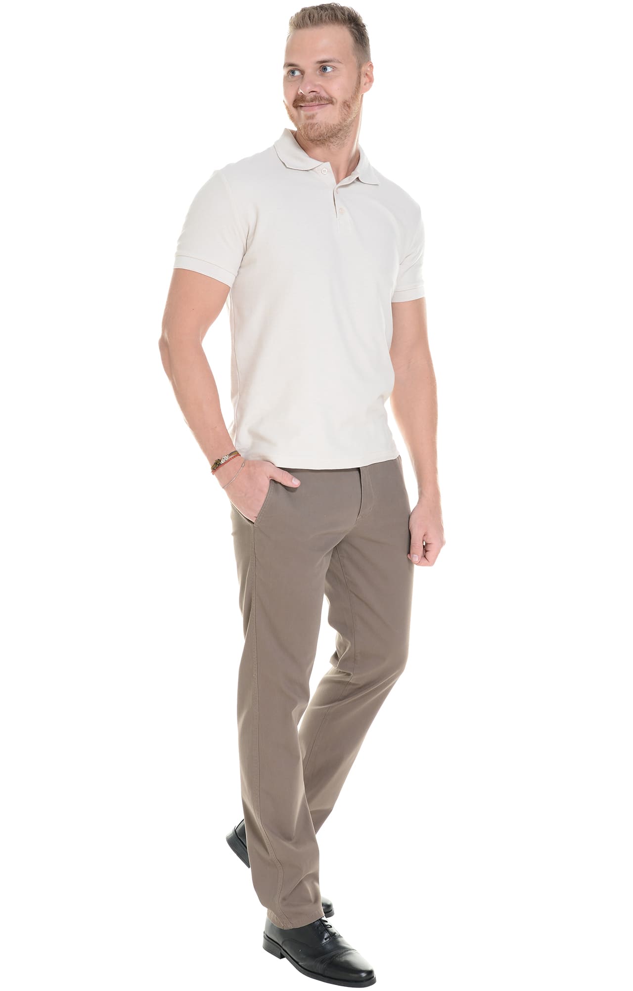 68248 Брюки  мужские chocolate (коричневые) El-Risto  Одежда для официантов  размер 52/170-176  - Вид №6