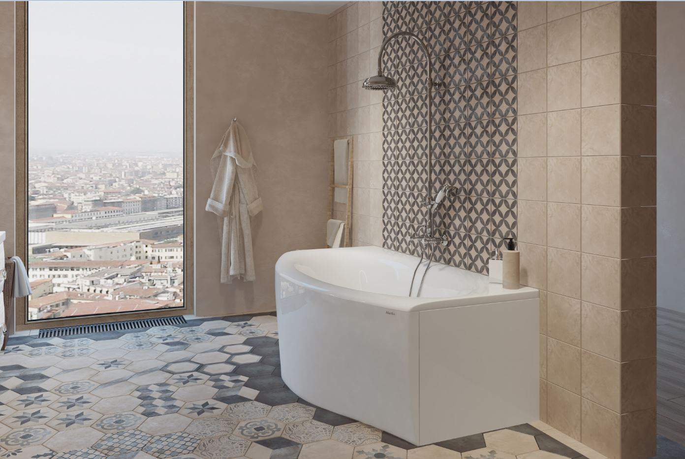 У13230 Ванна Marka One NEGA 170x94 1 Marka NEGA  - Вид №3