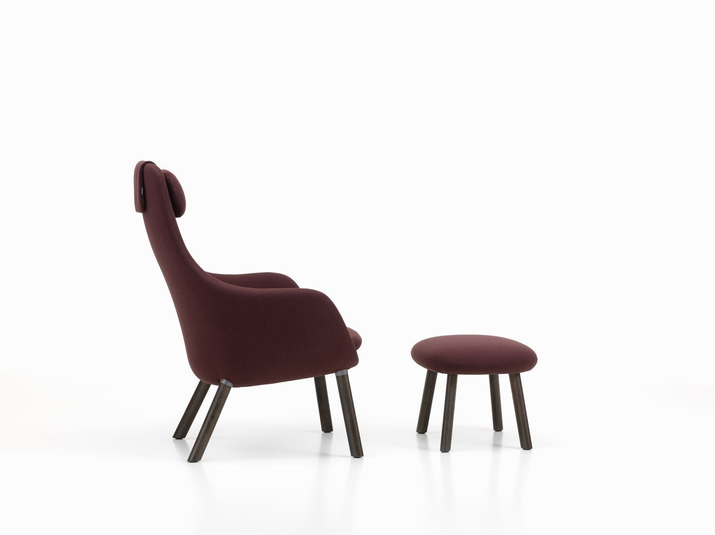 Тканевое кресло с подголовником VITRA HAL Lounge ARCH-00081015 - Вид №96