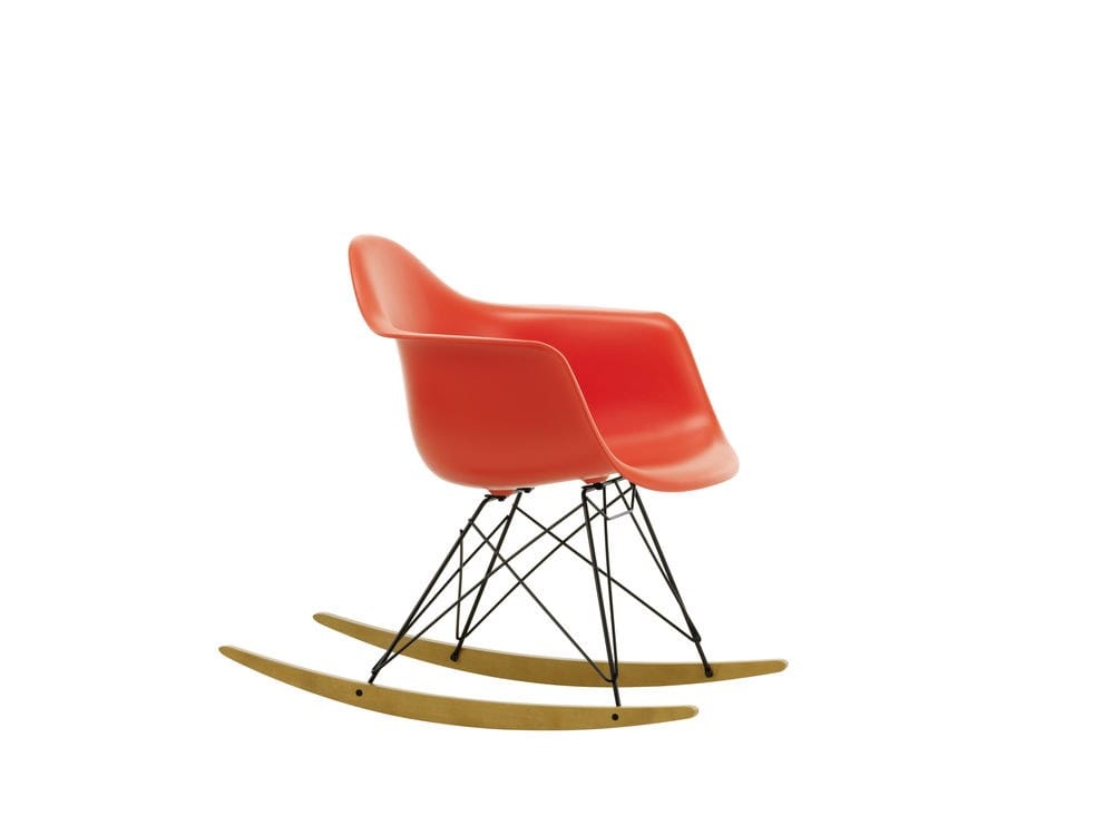 Мягкое тканевое кресло-качалка с подлокотниками VITRA Eames Plastic Chair ARCH-00023828 - Вид №45