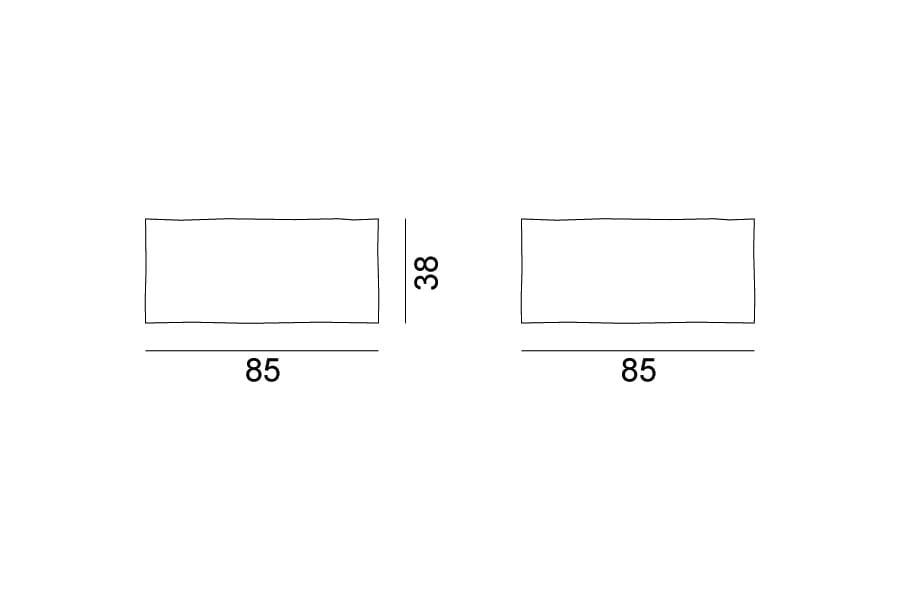 Квадратный съемный пуф из ткани Gervasoni Ghost ARCH-00110739 - Вид №4