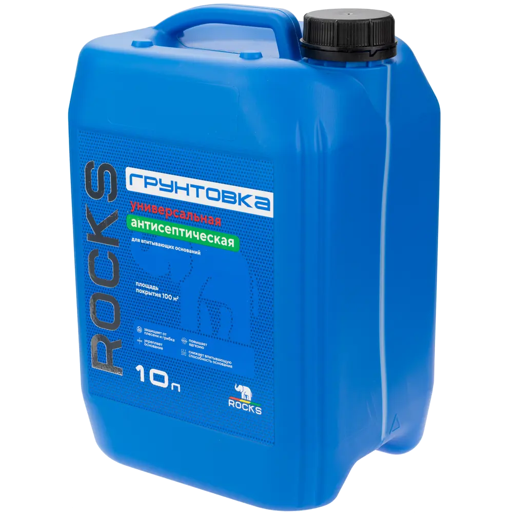 Грунтовка универсальная для влажных помещений Rocks 10 л STLM-2098564 - Вид №3