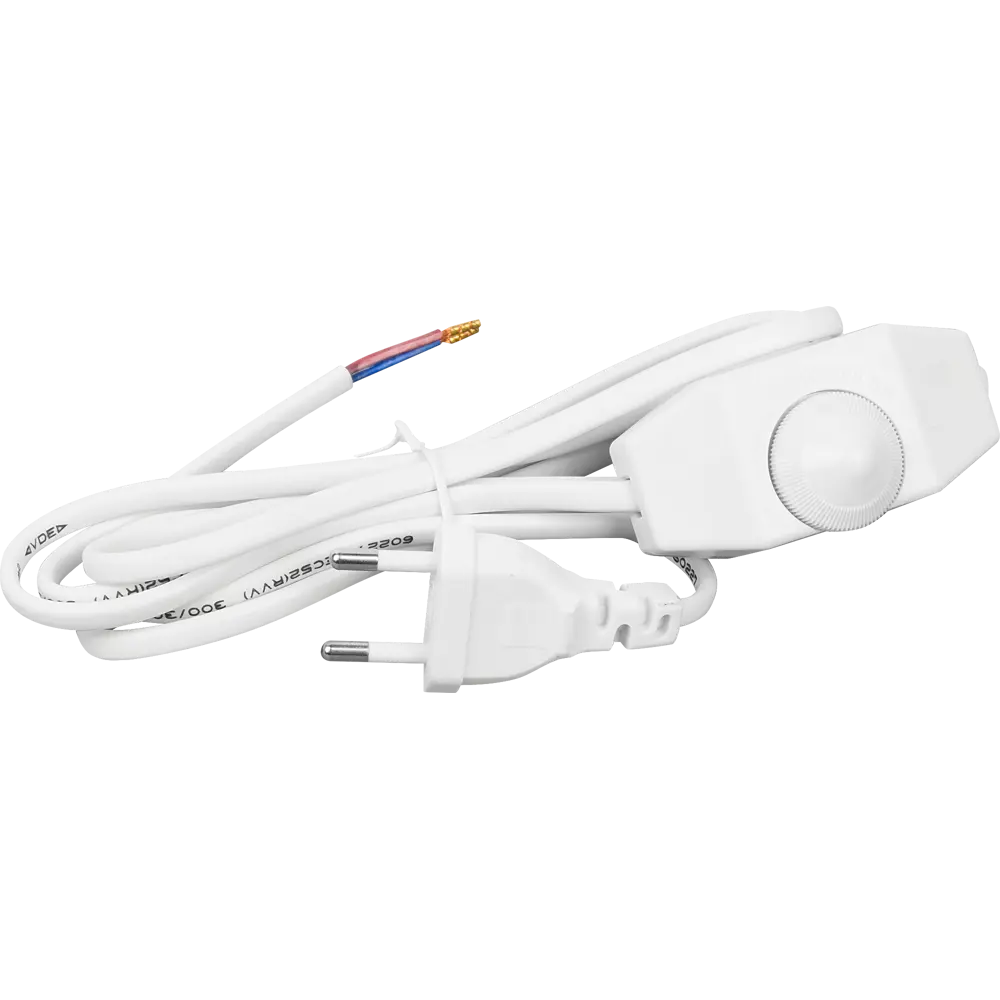 TDM ELECTRIC - Шнур с диммером для регулировки освещения, белый 2 м 82403717 STLM-0026715 - Вид №4