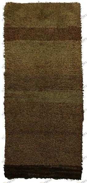 AFOLKI Прямоугольный шерстяной коврик с длинным ворсом Boucherouite Taa1035be