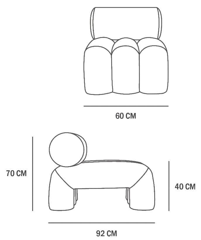 Тканевое кресло 101 Copenhagen Foku ARCH-00055093 - Вид №12