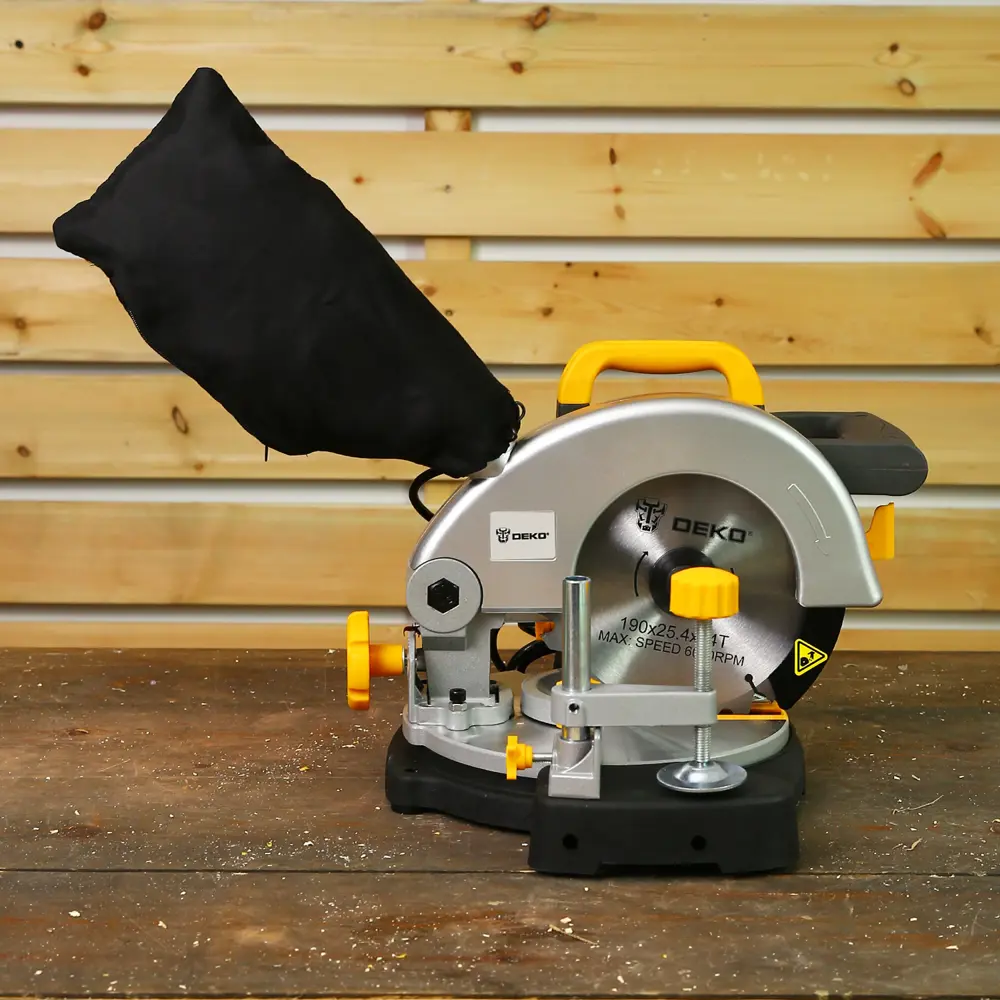 Пила торцовочная Deko DKM S1200-190, 1200 Вт, 190 мм STLM-2007498 - Вид №4