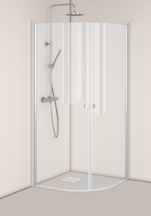 1450427 Igloo Pro Душевой Уголок Круглый 100X100 Hafa Прозрачный  - Вид №1