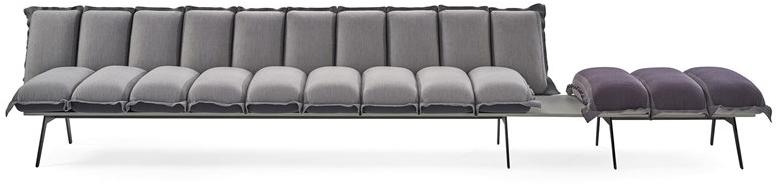 Sancal Скамья из ткани со спинкой Next stop sun-id-1368313 - Вид №6