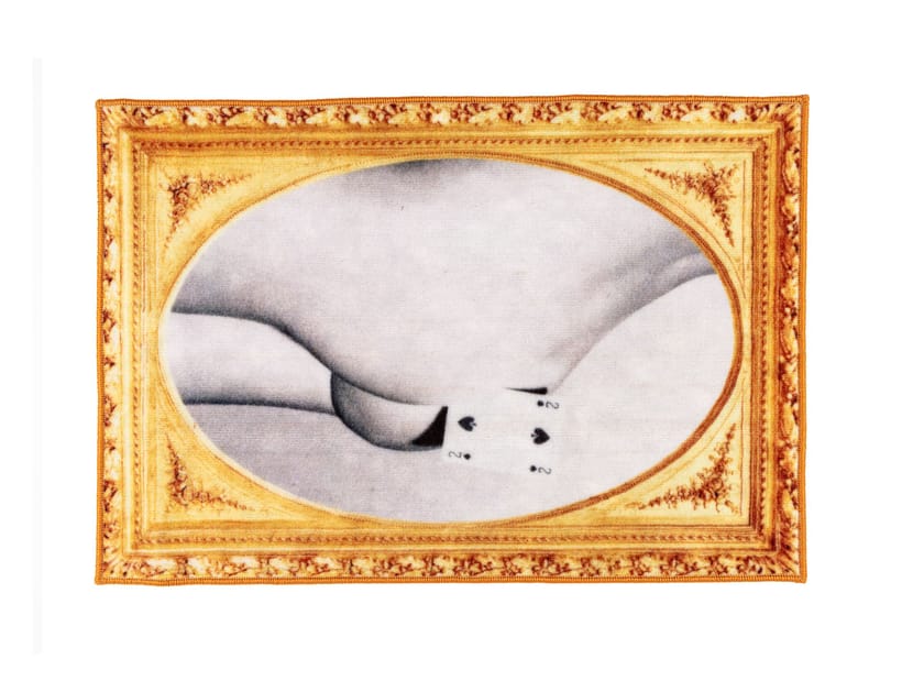 Полиэстер прямоугольный коврик для ванной Seletti Seletti wears Toiletpaper ARCH-00053952