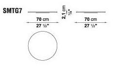Maxalto Круглый мраморный стол с ленивой сьюзан Xilos sun-id-1395030 - Вид №3