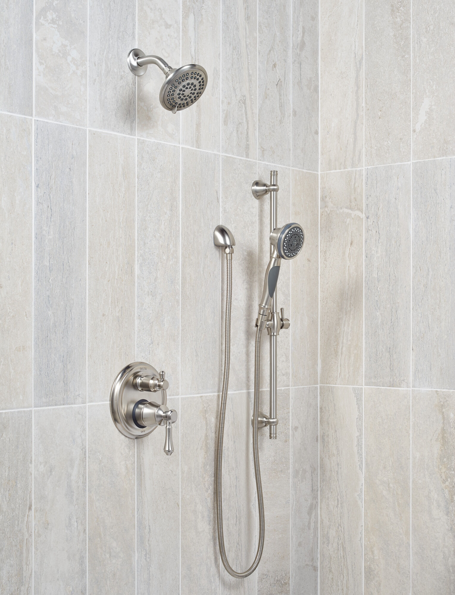 Душевая лейка Raincan с 5 настройками Delta Faucet RP78575-SS25 - Вид №6