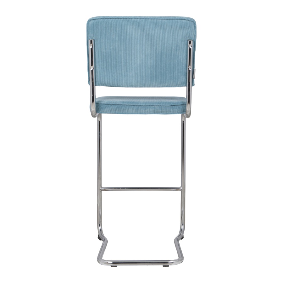 Стул барный Ridge Kink Rib синий Zuiver 1500006 - Вид №3