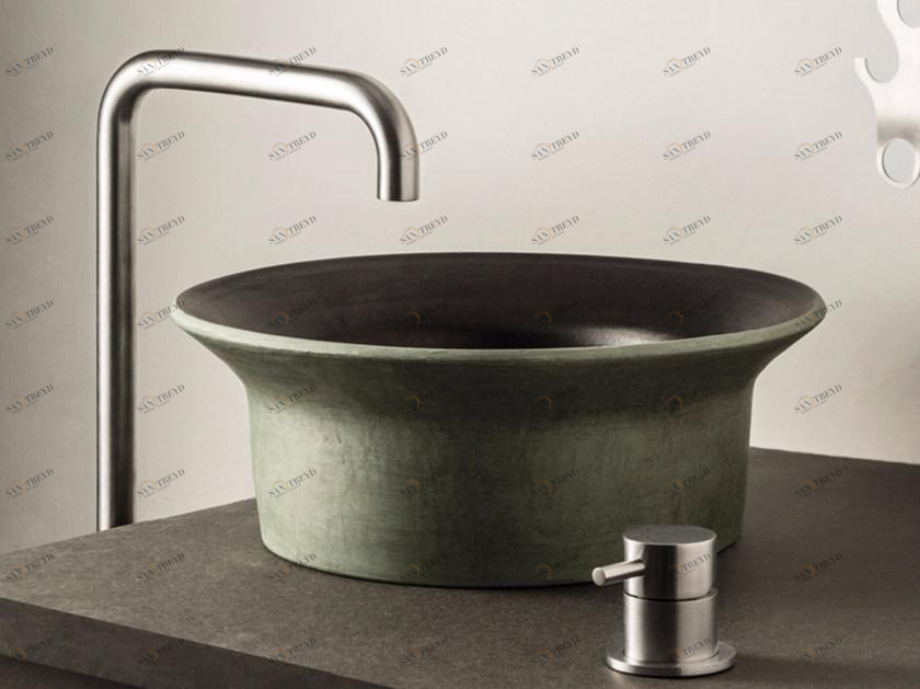 MINA Смеситель для раковины на 2 отверстия Stiriana 6328t+6190