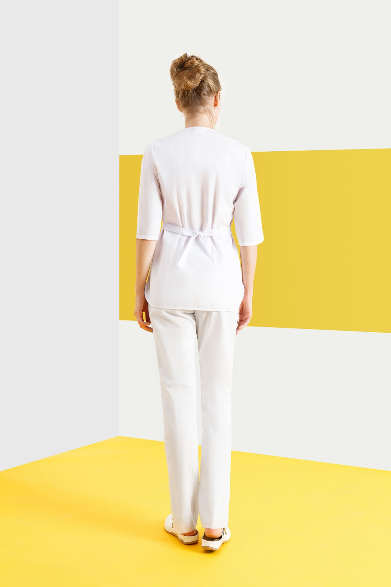 66195 Куртка "Сервис" белая  Медицинская одежда  размер 54/158-164 Спецодежда  - Вид №6