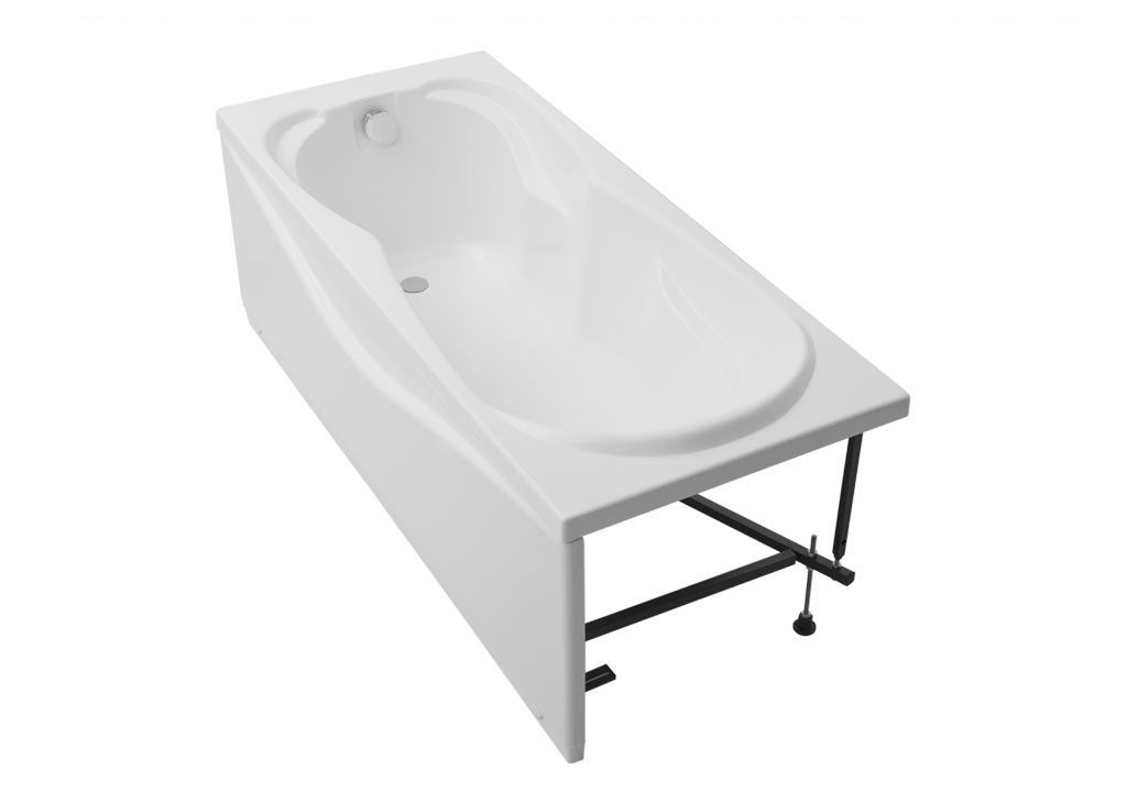 Акриловая ванна Aquanet Viola 180x75 (каркас + смеситель Aquanet Practic 2 AF111-63B) 002040470020404800216780 - Вид №3
