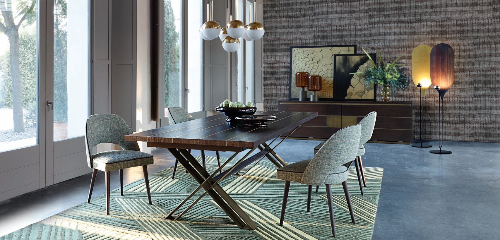 Мягкий стул из ткани ROCHE BOBOIS FENICE ARCH-00033579 - Вид №3