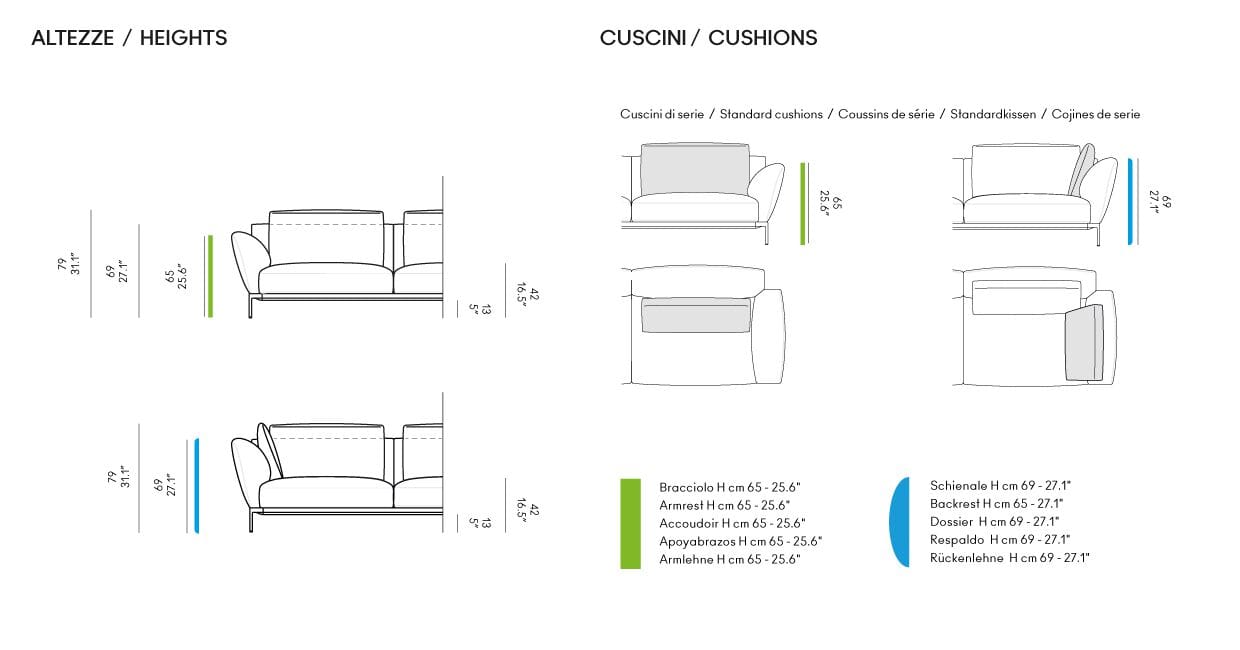 Линейный диван Casamania & Horm ELLA ARCH-00070869 - Вид №15