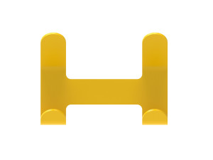 Стальная настенная вешалка с порошковым покрытием