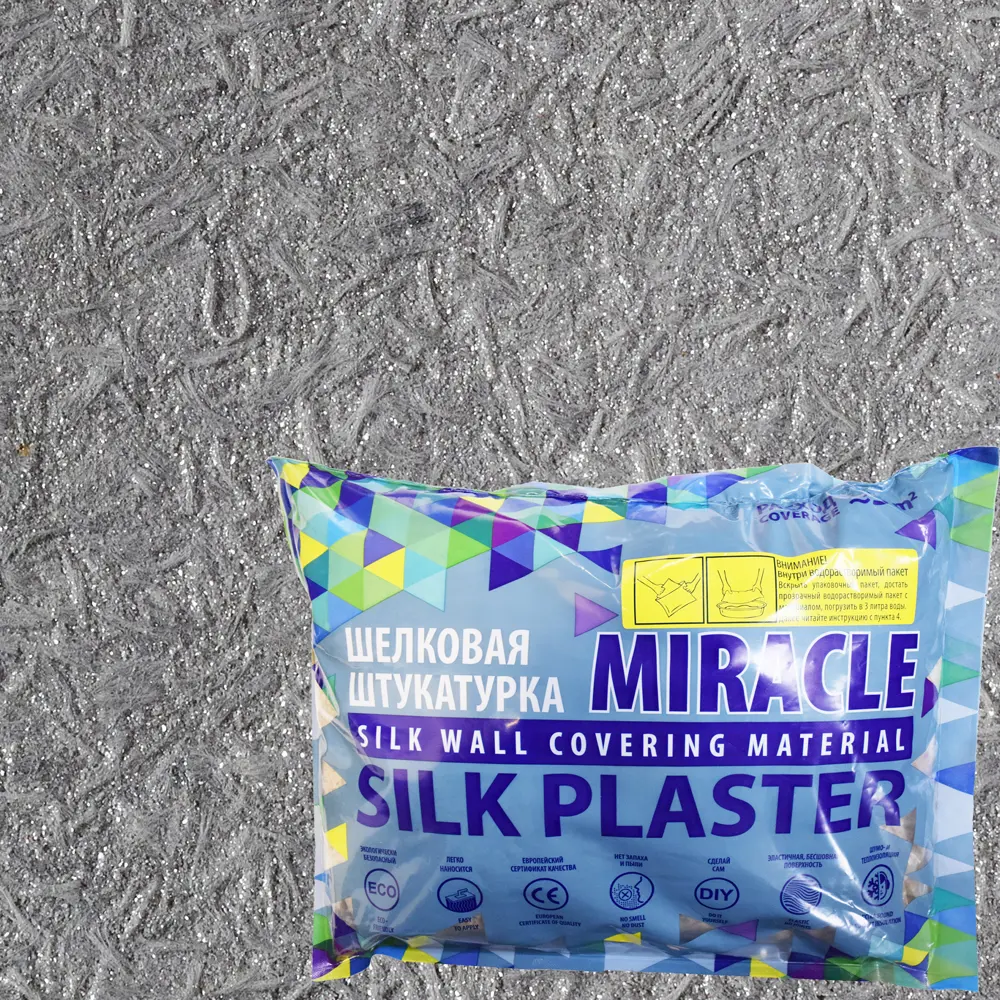 Жидкие обои Silk Plaster Миракл 1038Ж 1.7 кг цвет серый STLM-2113557