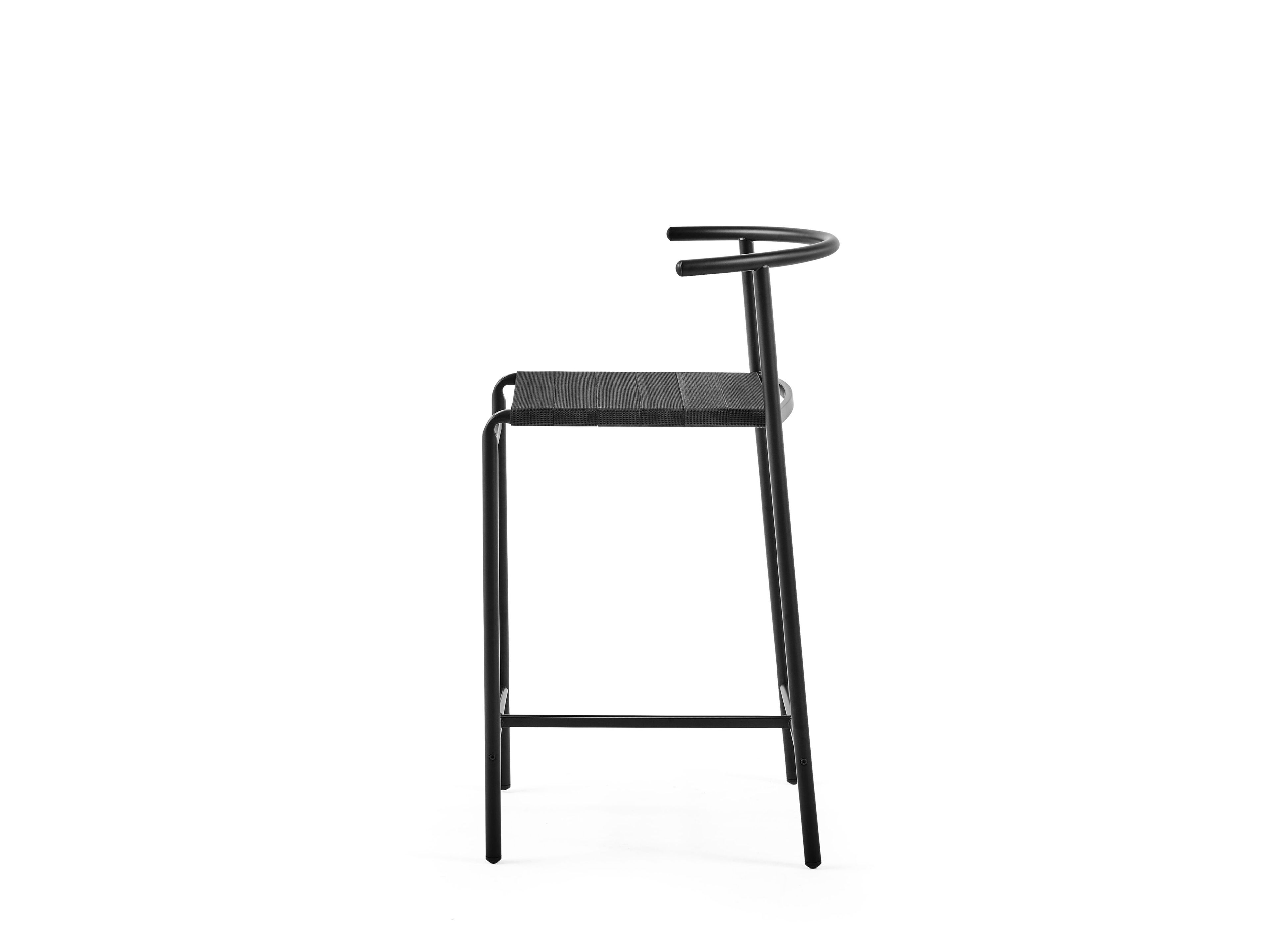 Высокий стул из стали с порошковым покрытием BALERI ITALIA Cafè Chair ARCH-00093176 - Вид №5