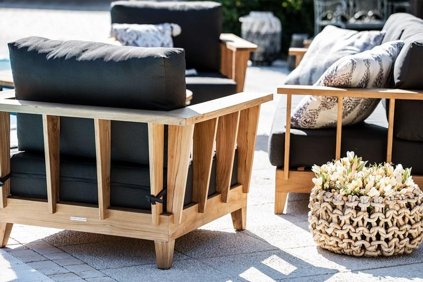 cbdesign 3-местный садовый диван из тика Meet you Tj 377 - Вид №8