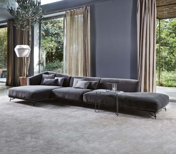 Кожаный угловой диван Ditre Italia Lennox ARCH-00037686 - Вид №1