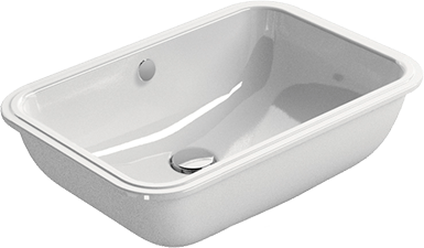 724311 Встроенная раковина под столешницу овальная GSI ceramica Pura - Вид №1