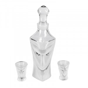 4219 Подарочный набор светлой хрустальной посуды «Люцифер». Maleras