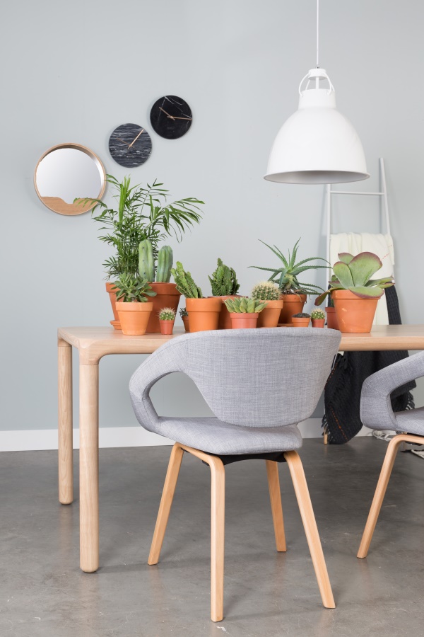 Кресло Flexback темно-серое с черным основанием Zuiver 1200098 - Вид №5