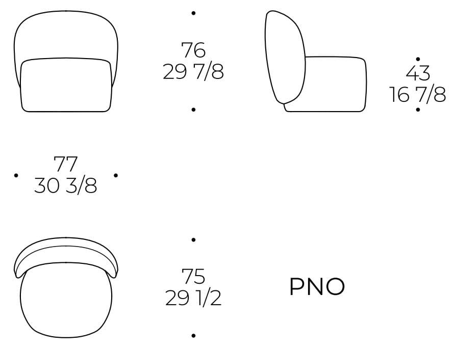 Тканевое кресло Liu Jo Living Collection ARCH-00046978 - Вид №11
