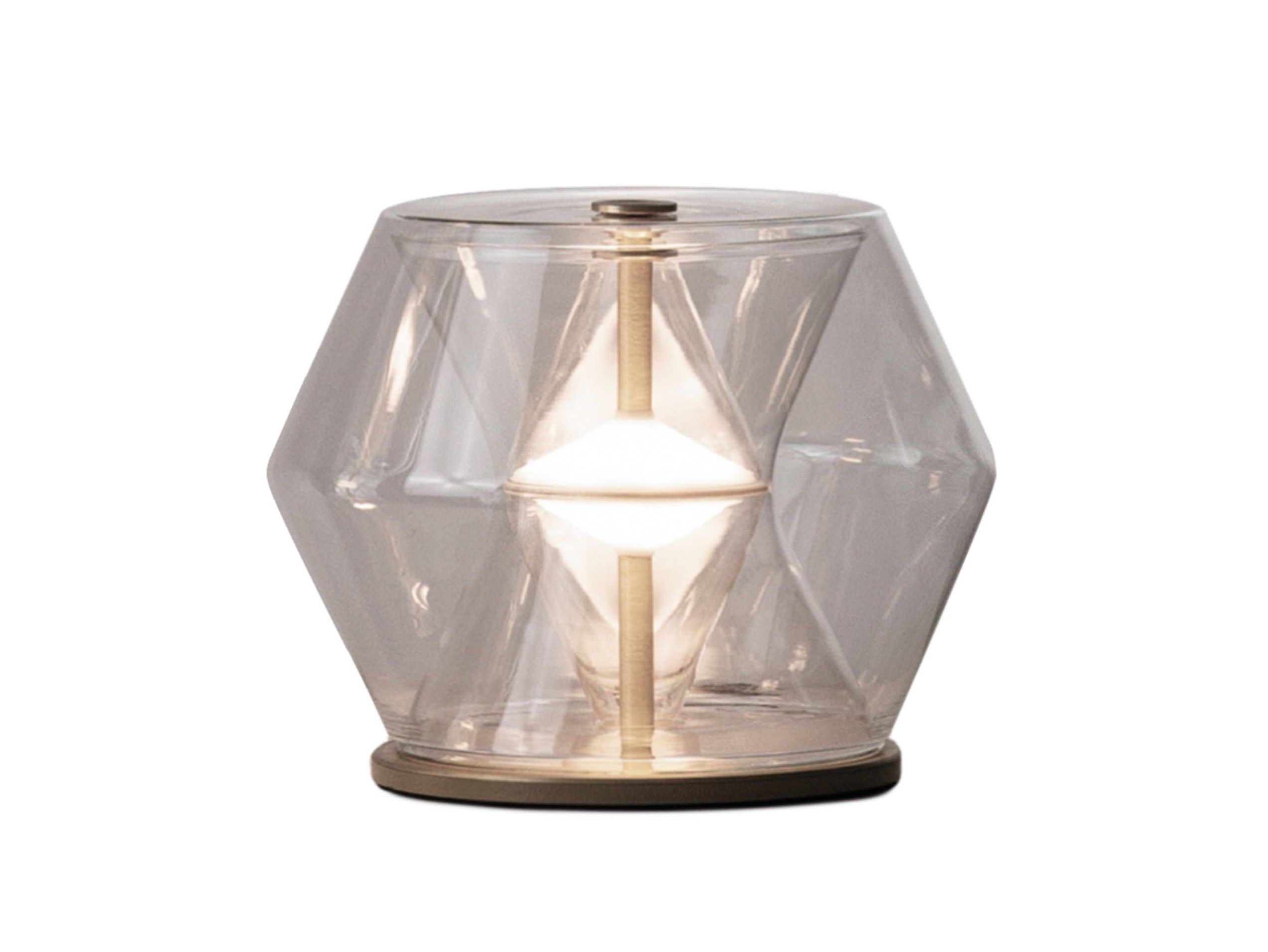 Светодиодная настольная лампа из дутого стекла Rakumba Argyle ARCH-00071800