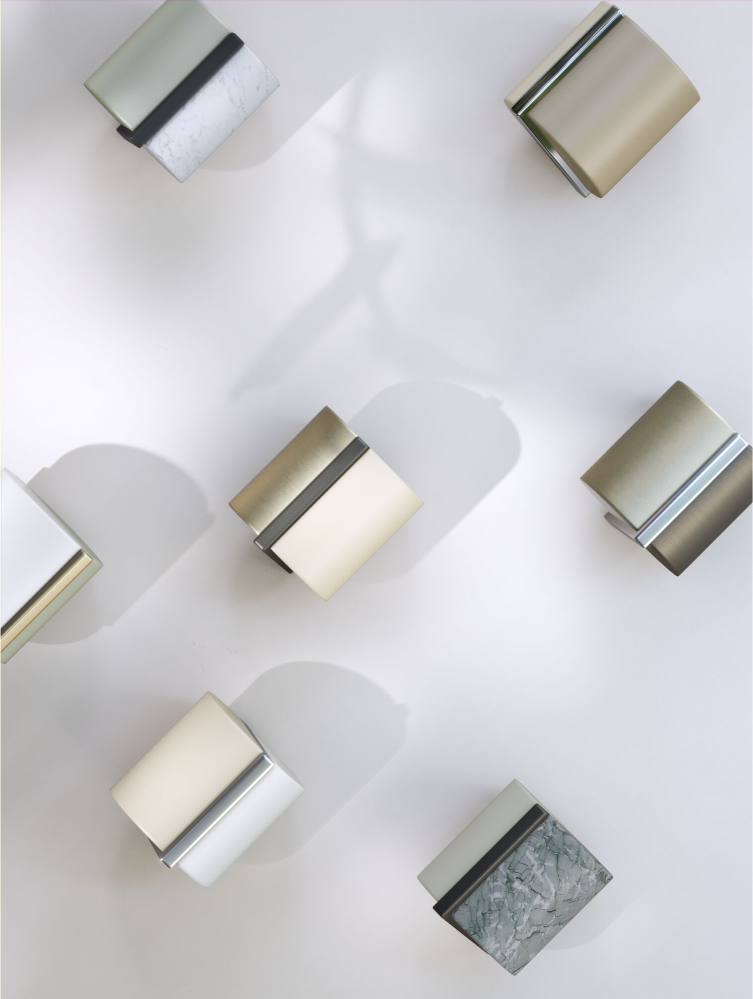 Настенный набор для ванны с 5 отверстиями и ручным душем Varied Forms Macaron ARCH-00113185