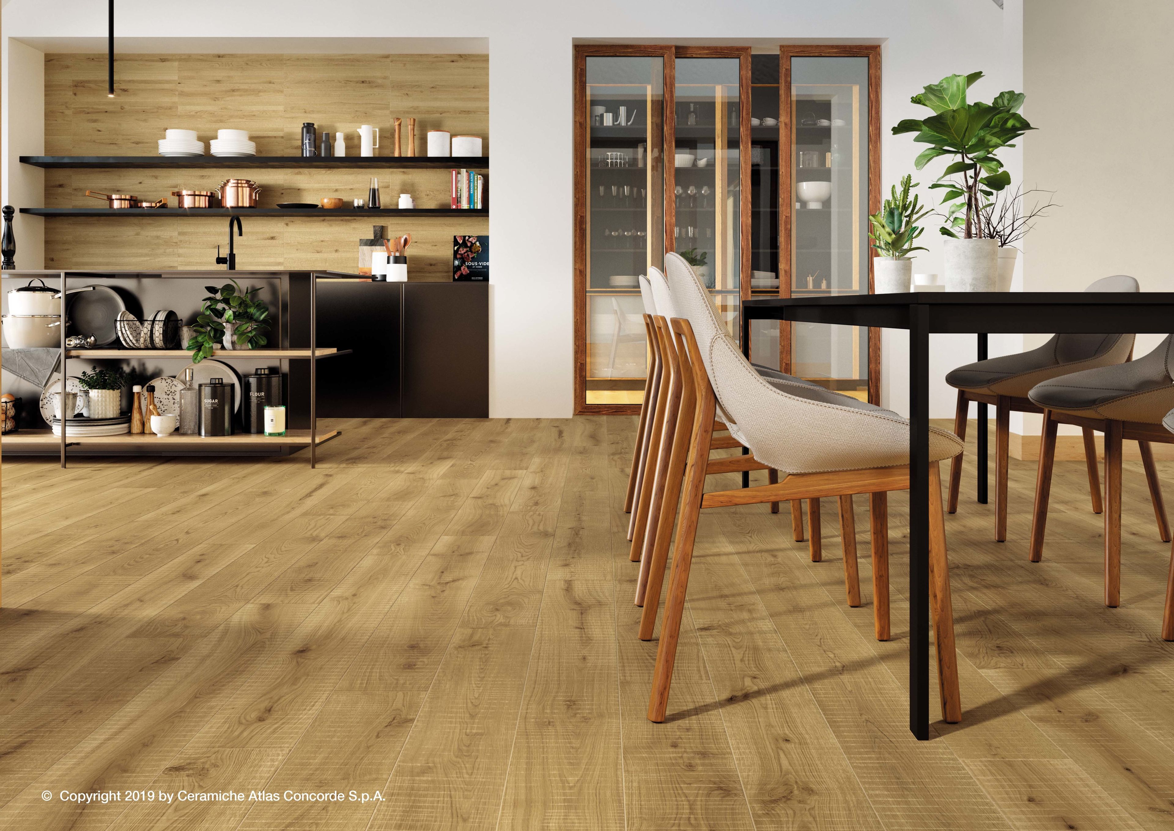 Пол из керамогранита под дерево Atlas Concorde Exence ARCH-00016219 - Вид №2