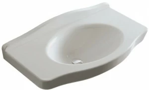 8430 Подвесная раковина настенная овальная Galassia ETHOS белая