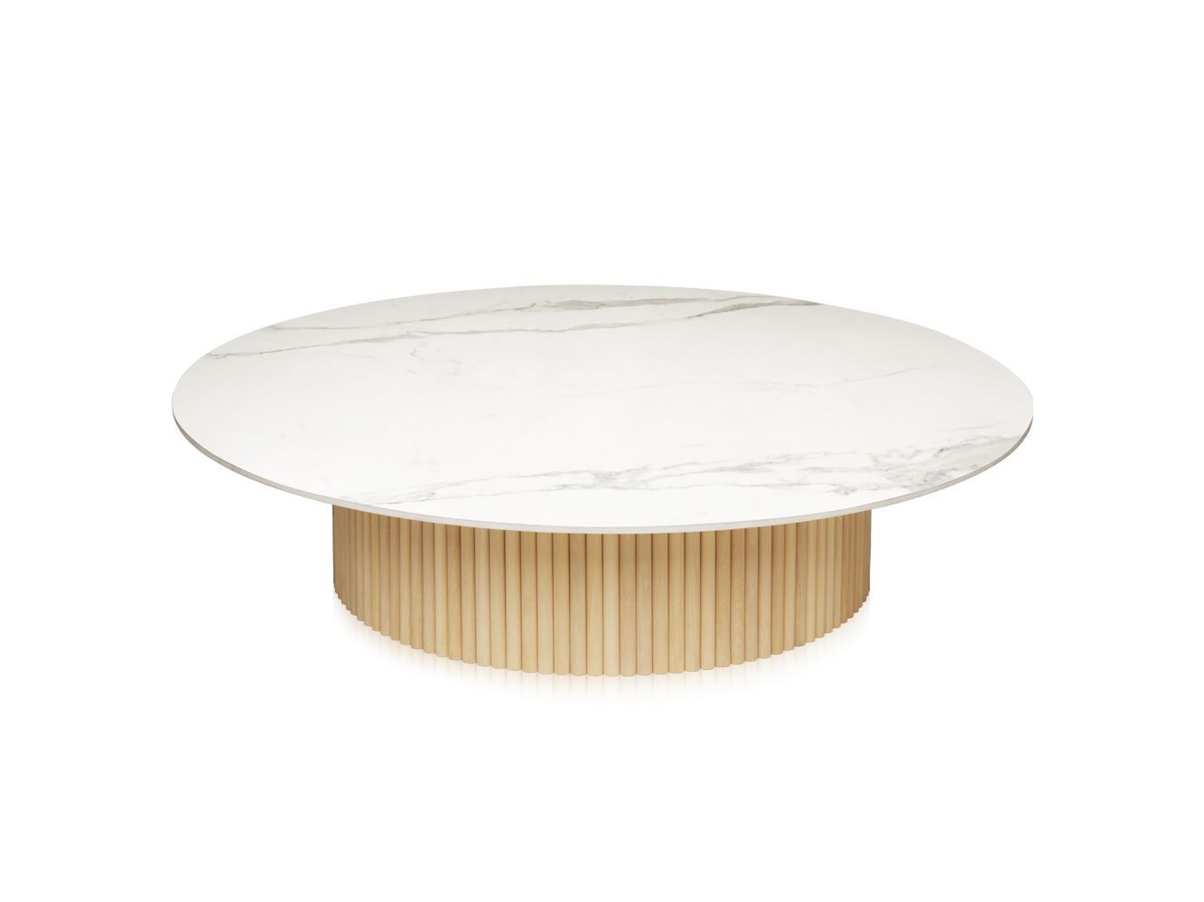 Низкий круглый журнальный столик Vela Arredamenti LOUNGE WOOD ARCH-00094637