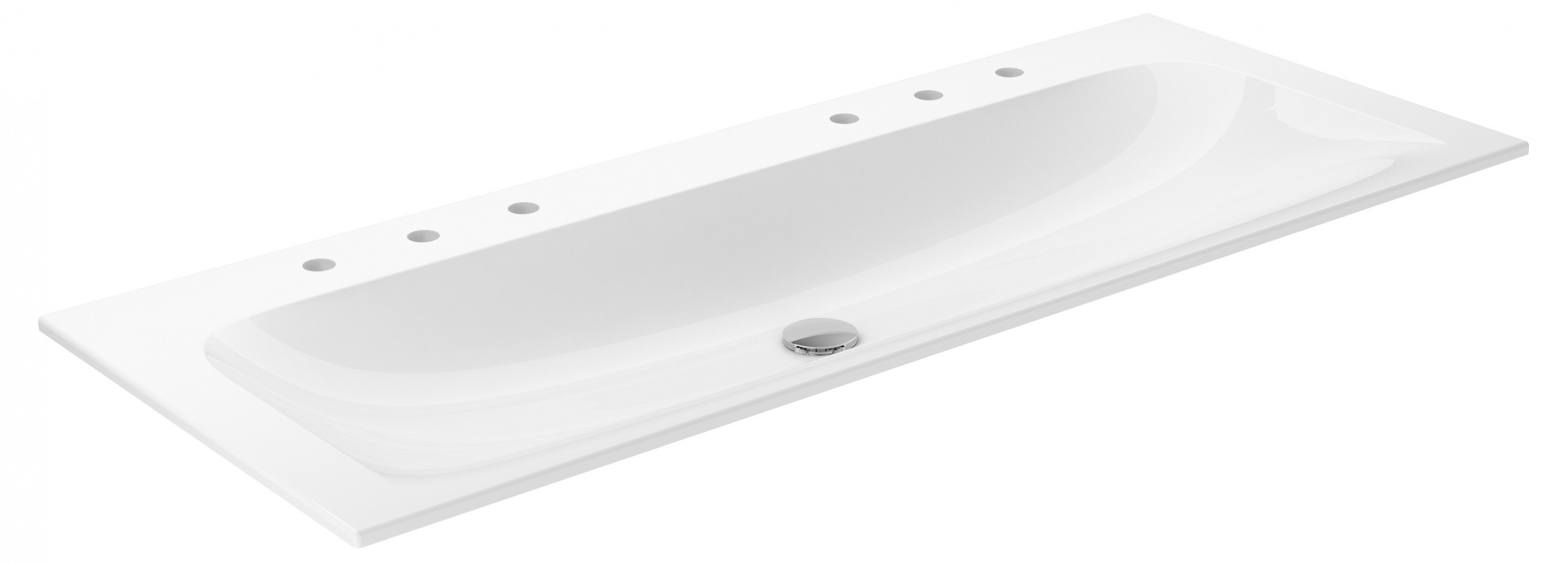 32980311206 Двойной керамический умывальник KEUCO Plan